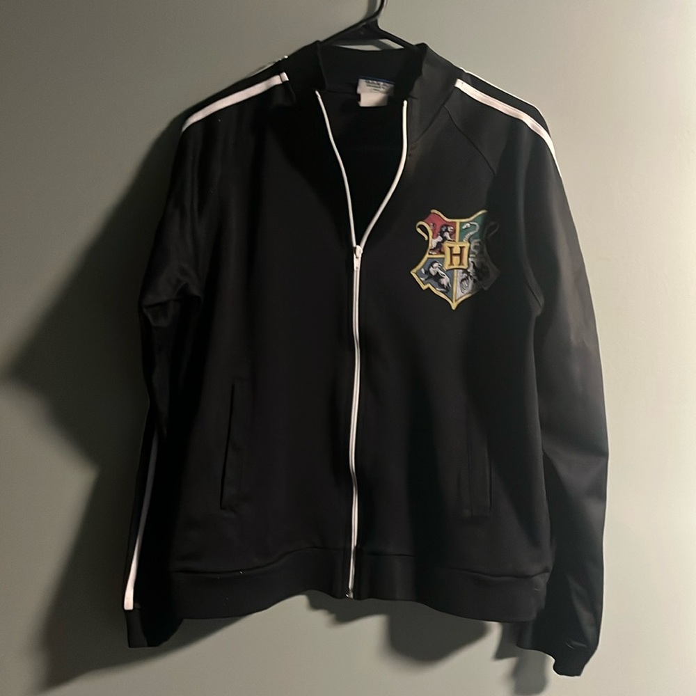 Adult M Harry Potter Hogwarts Track Jacket GUC